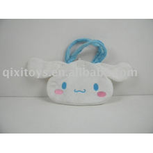 stuffed plush bunny bag, soft kid's rabbit handbag, amimal bag